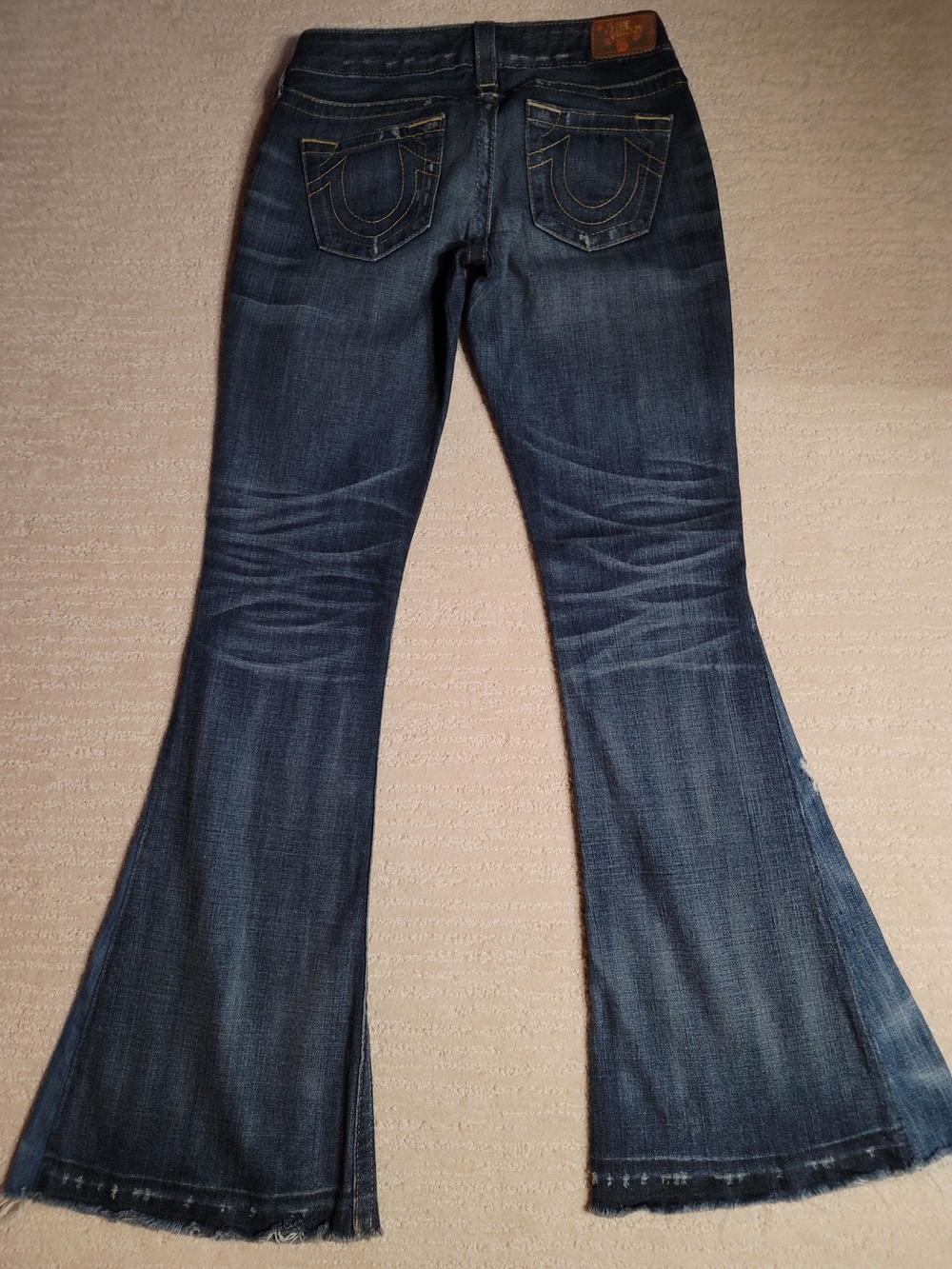 True Religion Women's Indigo Flare Jeans